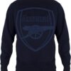 Arsenal FC Mens Sweatshirt Official Football Gift Navy Blue-0