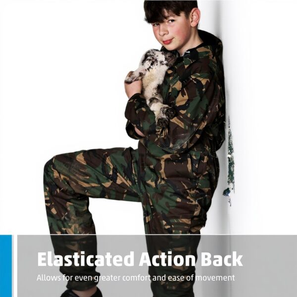 Fort Junior Coverall Kids Boiler Suit Velcro Fastening