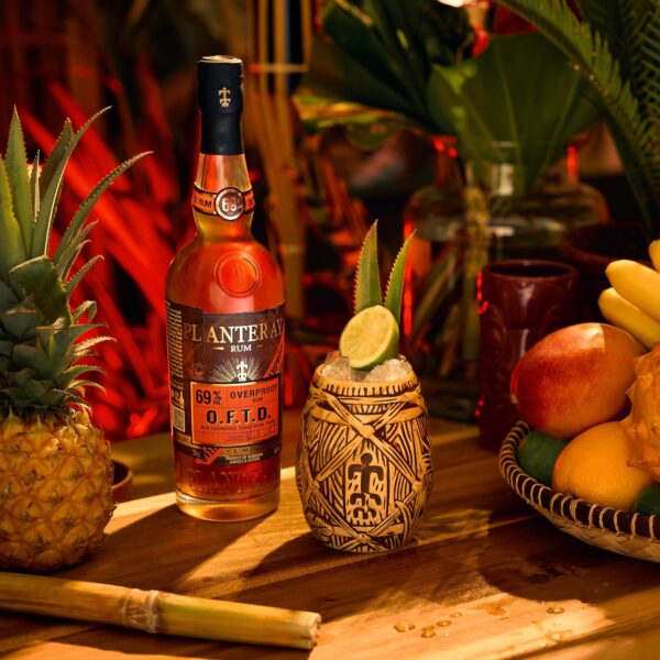 PLANTERAY O.F.T.D. Overproof Rum 69 ABV Dark Spirit-5