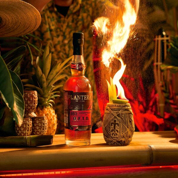 PLANTERAY O.F.T.D. Overproof Rum 69 ABV Dark Spirit-2