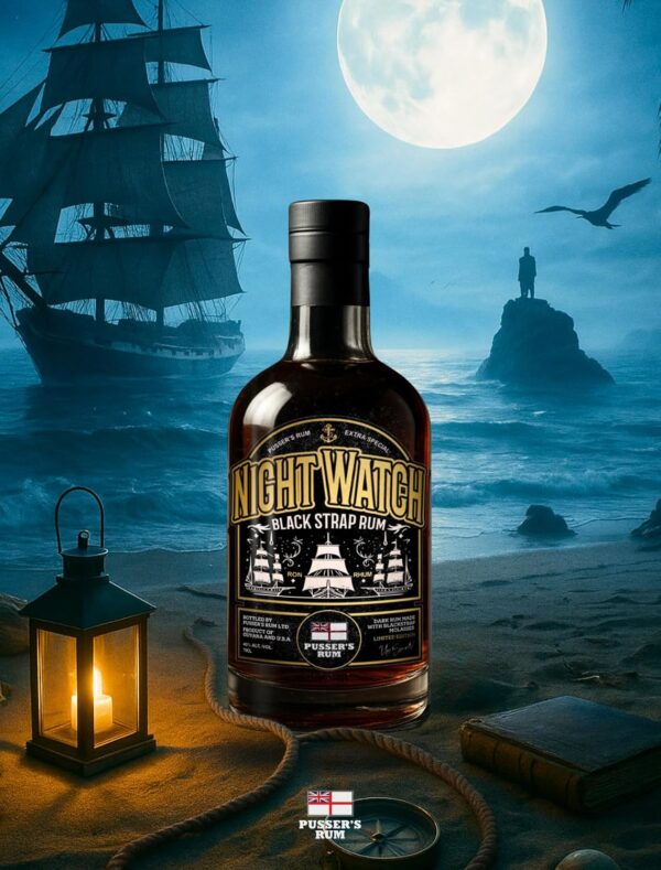 Pussers Rum Night Watch Black Strap Limited Edition-2