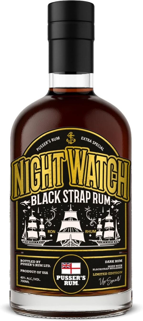 Pussers Rum Night Watch Black Strap Limited Edition-0
