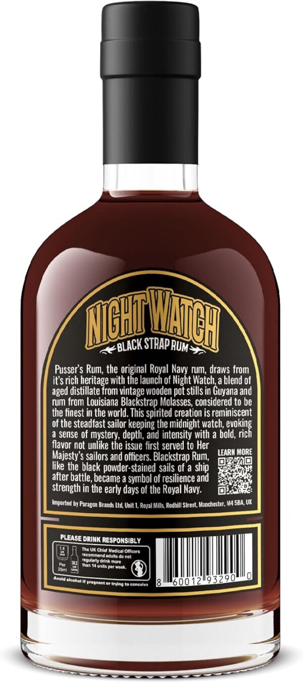 Pussers Rum Night Watch Black Strap Limited Edition-1