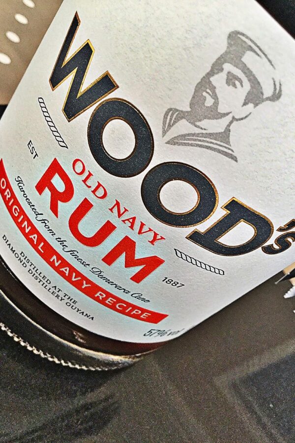 Woods Old Navy Rum 70cl High ABV Dark Spirit-1