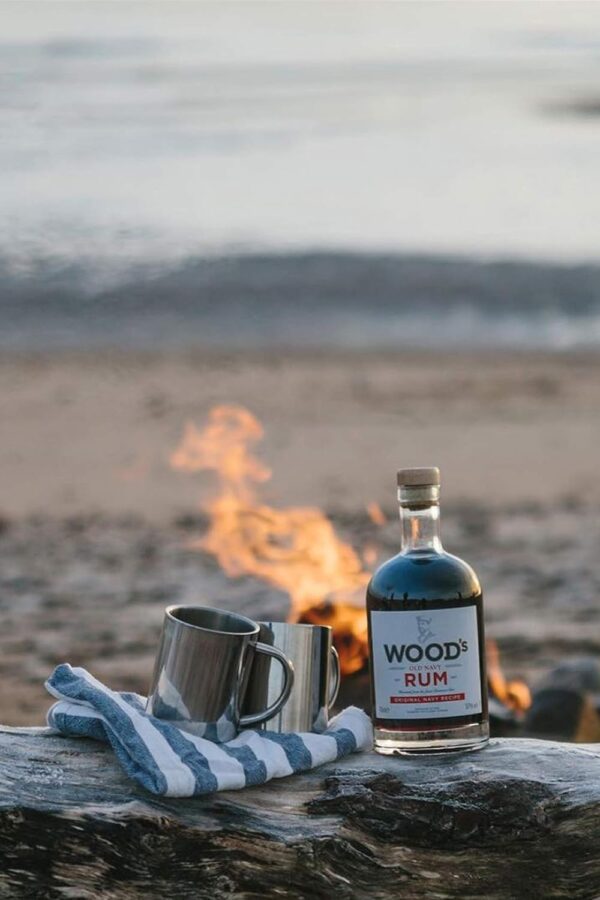 Woods Old Navy Rum 70cl High ABV Dark Spirit-4
