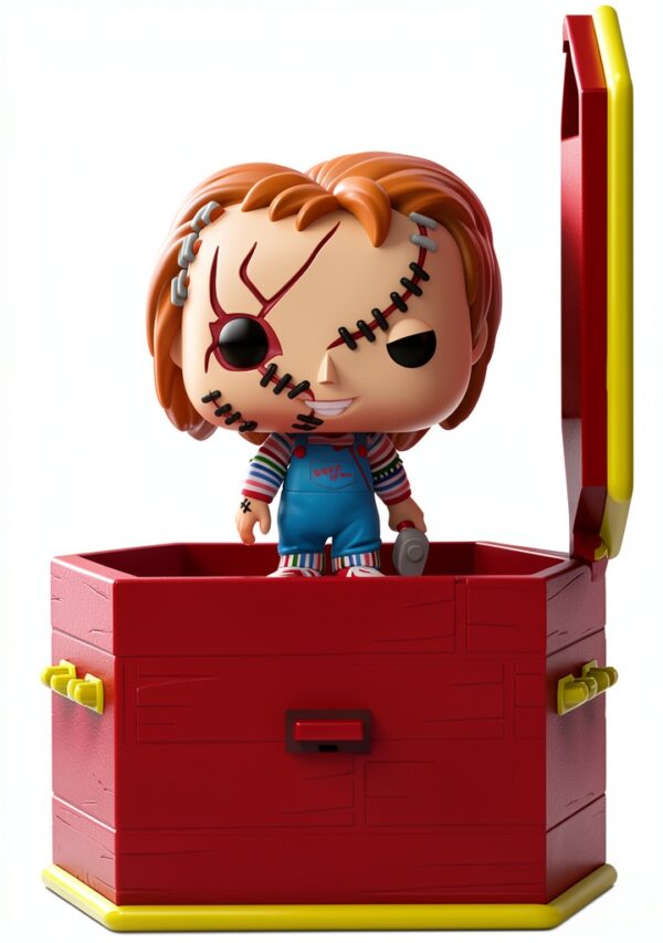 Coffin POPs Chucky Vinyl Figure Collectible Toy Ages 3 Up-1
