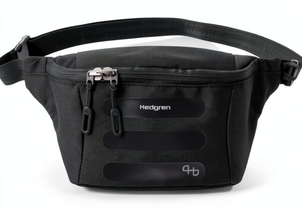 Hedgren RFID Waistbag Unisex Sporty Design Grey Green-0