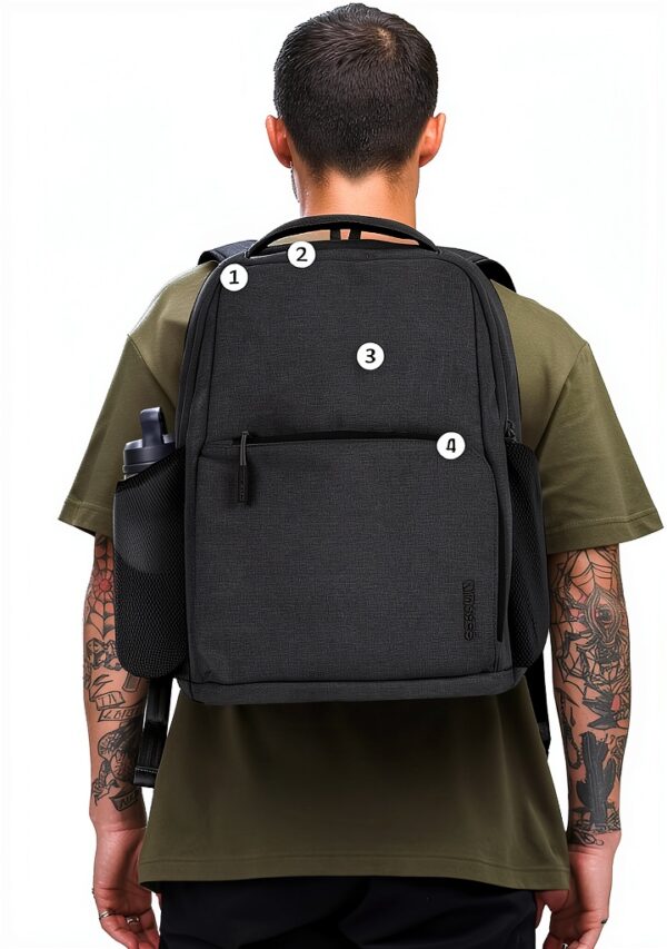 Incase Backpack Durable Polyester Ergonomic Straps Laptop-8