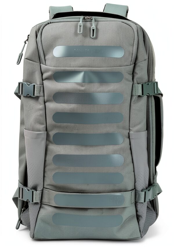 Hedgren Travel Backpack Laptop Compartment RFID Grey Green-0