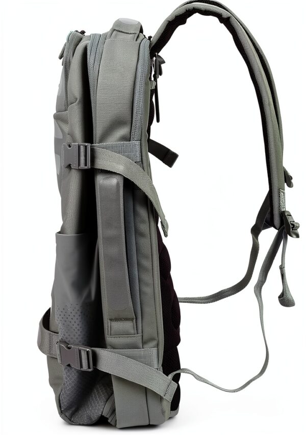 Hedgren Travel Backpack Laptop Compartment RFID Grey Green-6