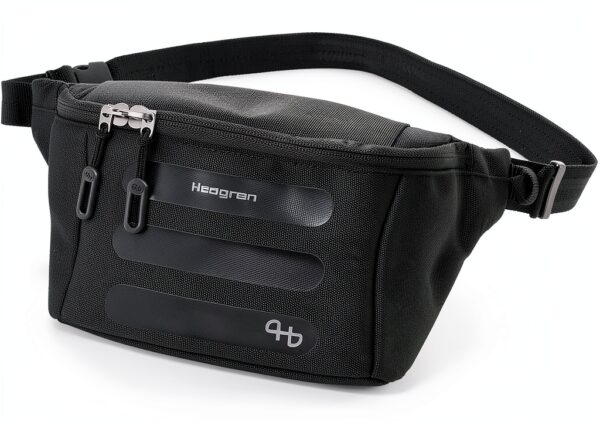 Hedgren RFID Waistbag Unisex Sporty Design Grey Green-1